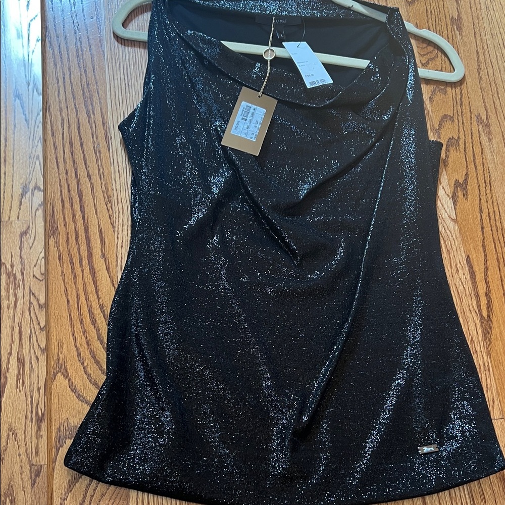 Gucci Black Sparkle Top